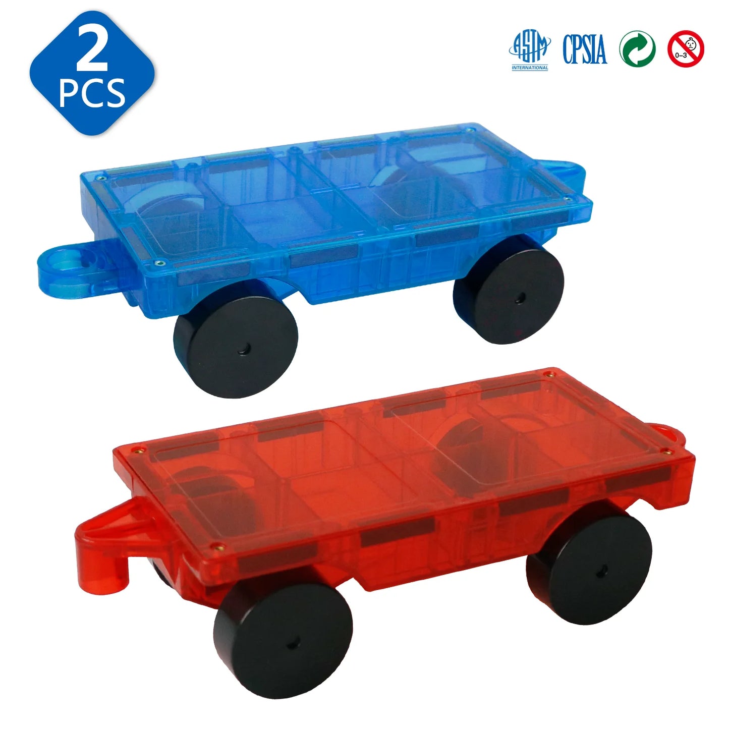 Magplayer Magnetic Building Blocks Children DIY Games Montessori Educational Toys Construction Sets Magnet Tiles for Kids Gift