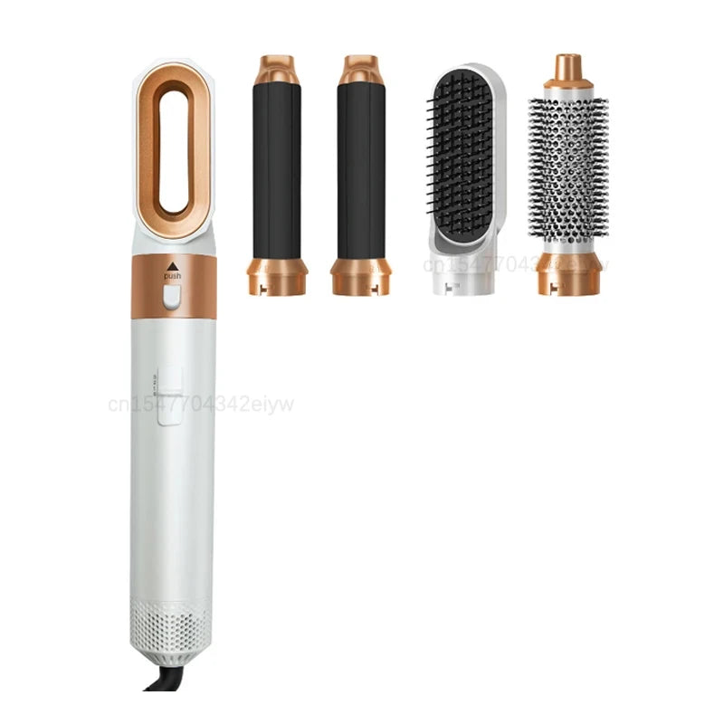 Hot Air Styler Comb 5 in 1 Hair Dryer Automatic Hair Curler Professional Hair Straightener For Dyson Airwrap Household