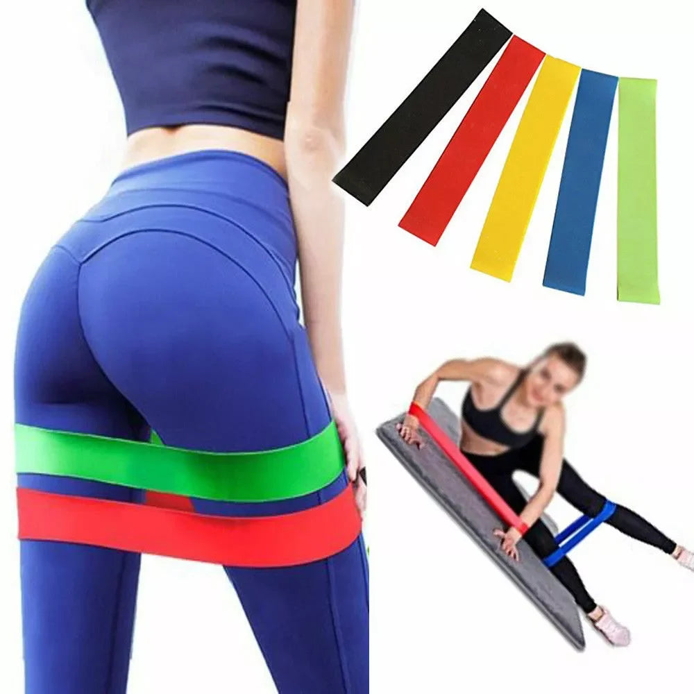 Various Color Yoga Sport Resistance Bands gym equipment TPE Home Fitness Elastic Bands Pilates strength training workout