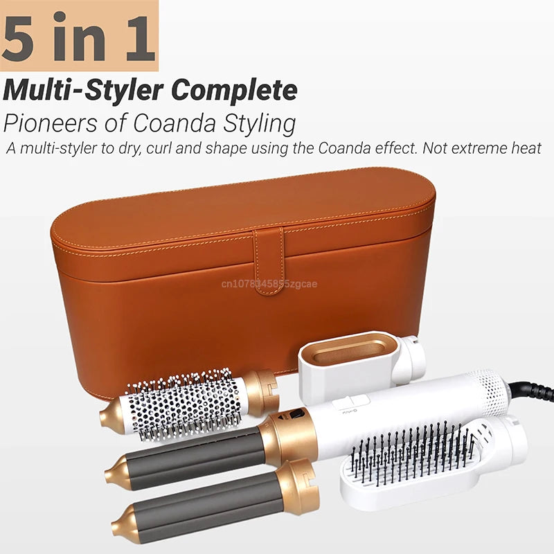 Hot Air Styler Comb 5 in 1 Hair Dryer Automatic Hair Curler Professional Hair Straightener For Dyson Airwrap Household