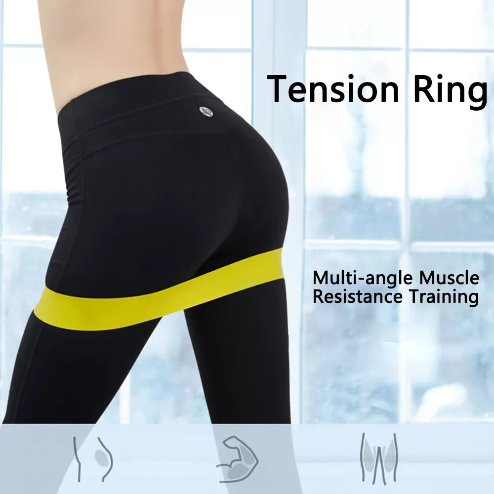 Various Color Yoga Sport Resistance Bands gym equipment TPE Home Fitness Elastic Bands Pilates strength training workout