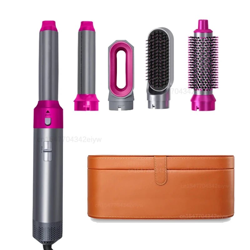 Hot Air Styler Comb 5 in 1 Hair Dryer Automatic Hair Curler Professional Hair Straightener For Dyson Airwrap Household