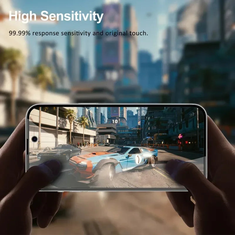 5Pcs Full Cover Privacy Screen Protector For iPhone 16 8K Anti-spy Glass