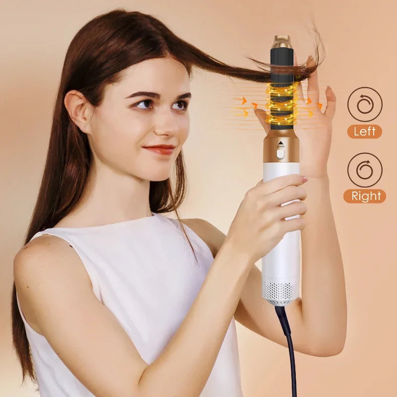 Hot Air Styler Comb 5 in 1 Hair Dryer Automatic Hair Curler Professional Hair Straightener For Dyson Airwrap Household