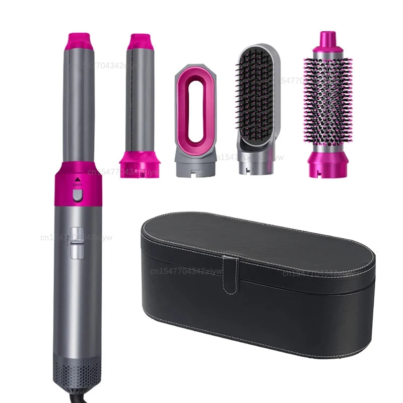 Hot Air Styler Comb 5 in 1 Hair Dryer Automatic Hair Curler Professional Hair Straightener For Dyson Airwrap Household
