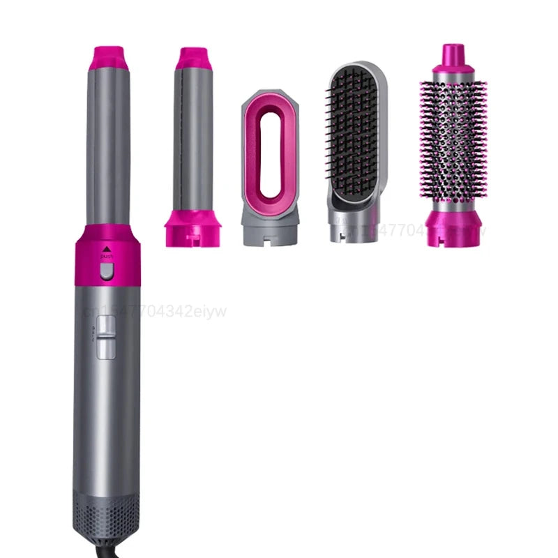 Hot Air Styler Comb 5 in 1 Hair Dryer Automatic Hair Curler Professional Hair Straightener For Dyson Airwrap Household