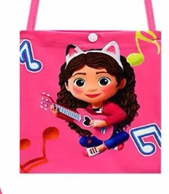 Girls Dress Short Sleeve Gabby's Dollhouse Princess Gabby Cat Mesh Tutu Skirt Children's Birthday Party Cosplay Dress Costume