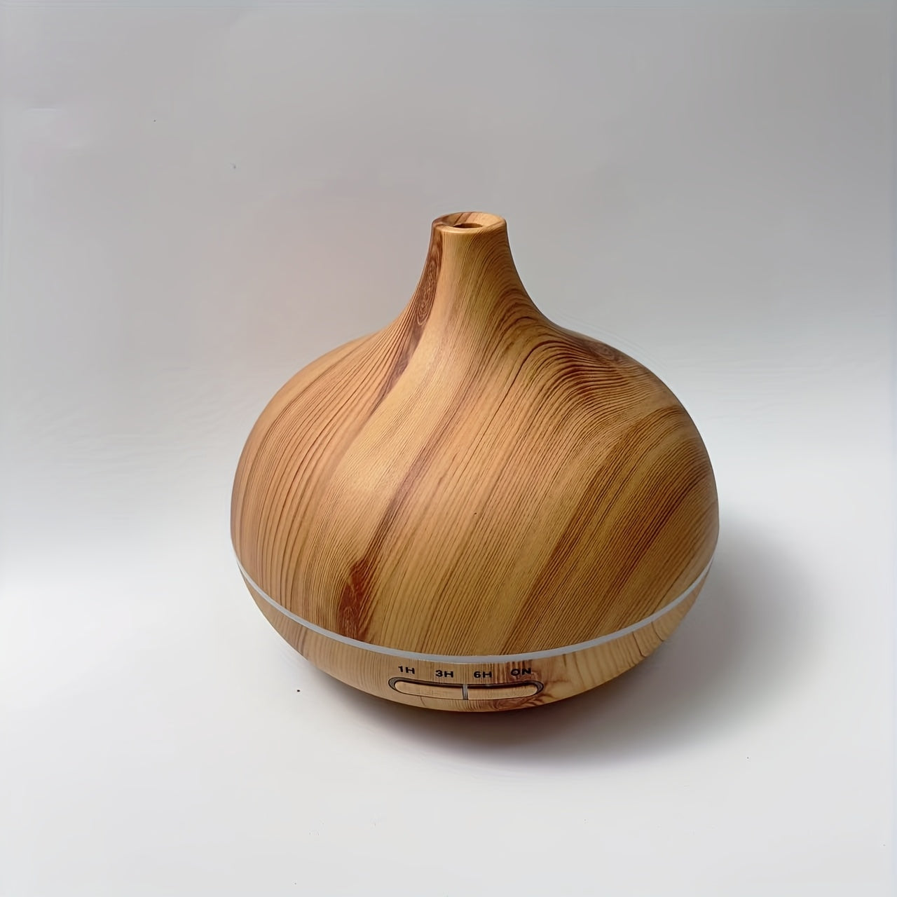 Soundwave technology 550ml Aroma Diffuser Humidifier with Wood Grain Design, 7-Color Night Light, Timer Setting, USB Powered - Quiet Desktop Diffuser for Office, Bedroom, Cafe, Yoga